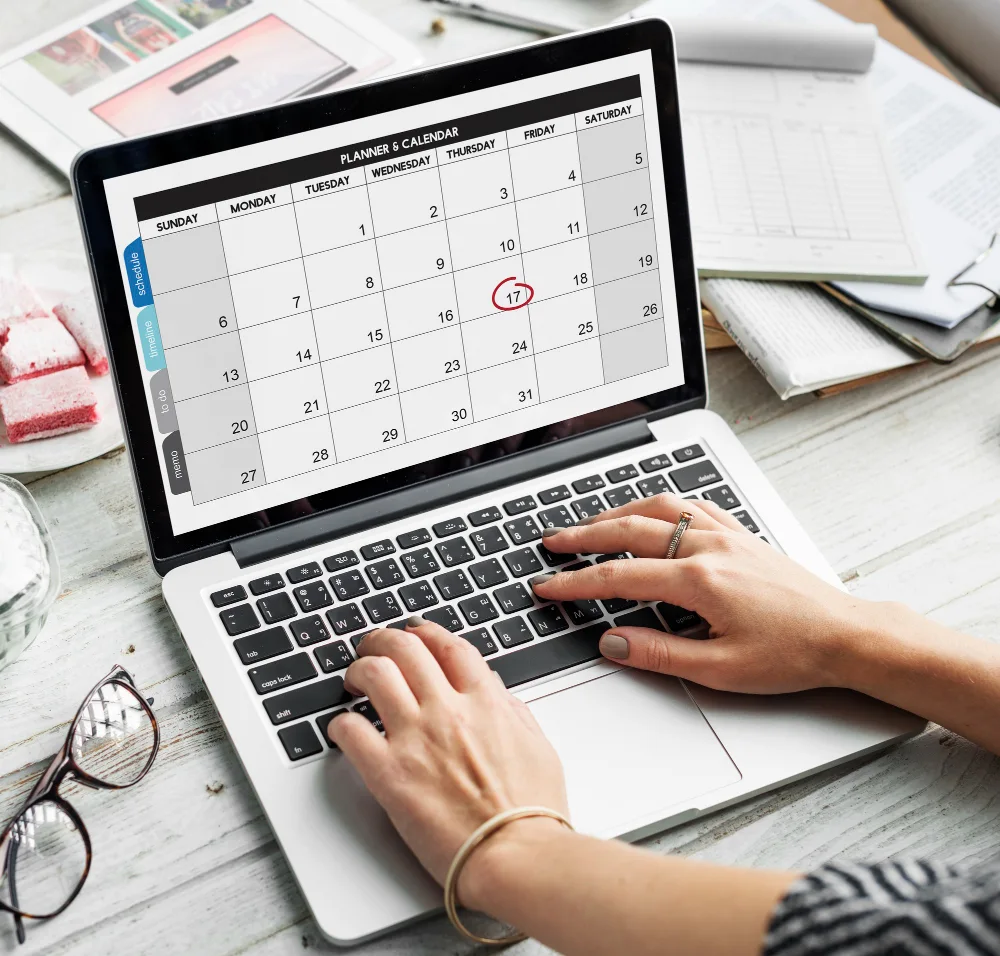 calendario form